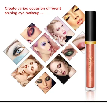 

Professinal NICEFACE Pearl Eye Shadow liquid Cosmetic Make up Pressed Glitters Shiny Silkworms liquid Diamond For Eyes Makeup