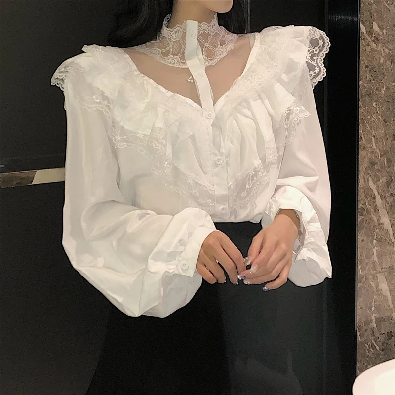 Cheap wholesale 2019 new Spring Summer Autumn Hot selling women's fashion casual ladies work Shirts FP75 - 32997011523