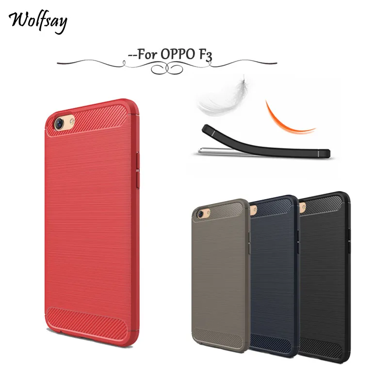 Чехол wolfsay для OPPO F3 мягкий чехол из ТПУ прочный защитный Oppo A77 силиконовый