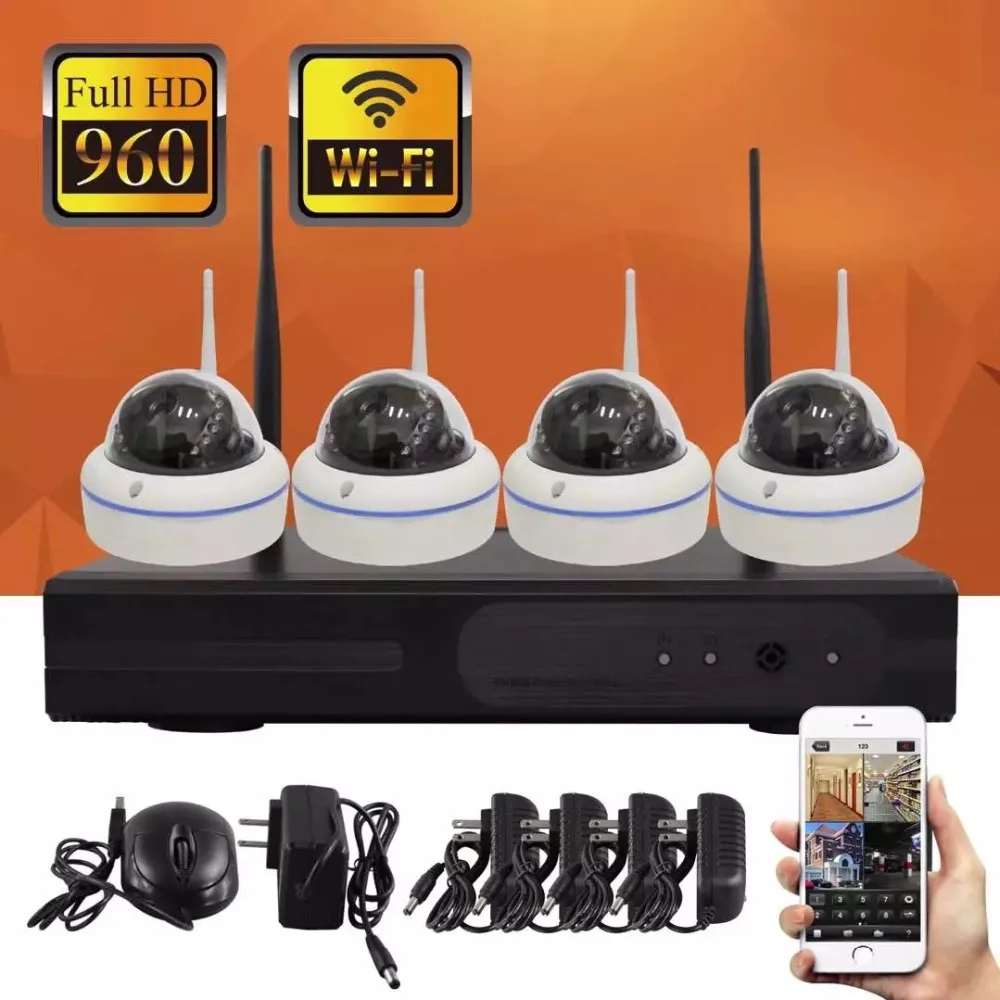 8CH CCTV система P2P беспроводная 960P HD NVR с 1.3MP наружная инфракрасная