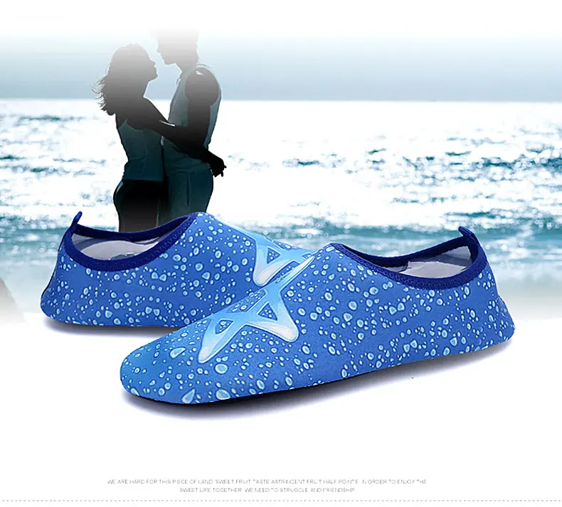 1 (54)Woman Barefoot Skin Sock Striped Shoes Beach Pool Water Socks GYM Aqua Beach Swim Slipper On Surf Aqua Wade Shoes