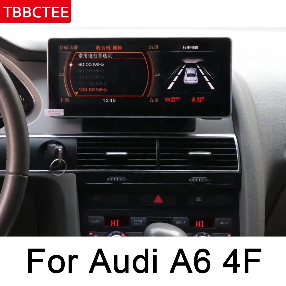 Для Audi A6 4F 2004~ 2009 MMI Android автомобильный Радио gps мультимедийный плеер навигация WiFi BT Navi Стерео сенсорный экран карта система