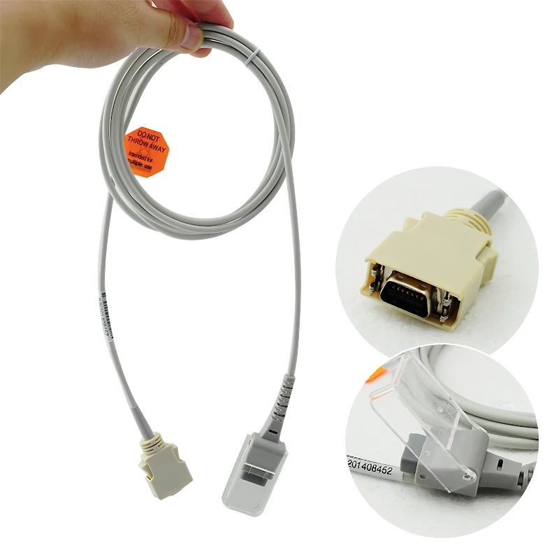

14 Pin 2.2M Medcial Care Nellcor SCP-10 Oximax Spo2 Extension Adapter Cable