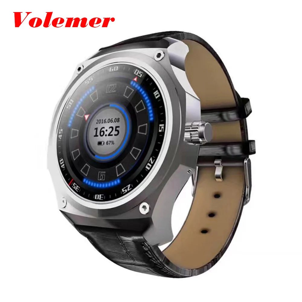 

Volemer Y5 New Smartwatch for Android 5.1 System Stainless Steel HD Round 1GB+8GB Reloj Intelligent Support GPS WiFi Smart Watch