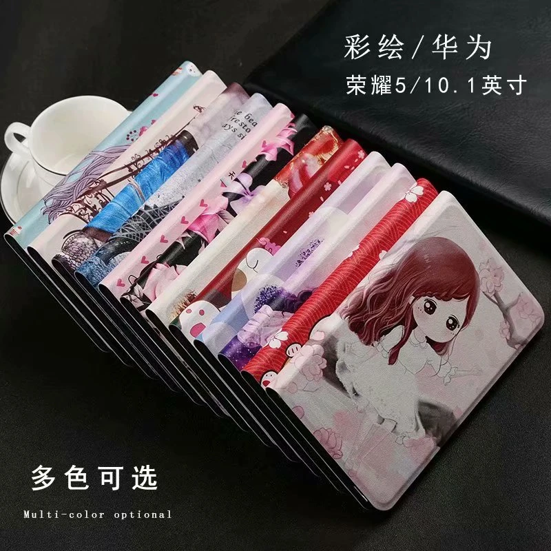 Case For Huawei Mediapad T5 10 Cases Ags2 W09 Ags2 L09 Ags2 L03 10 1 Tablet Pc Fashion Painted Pu Leather Cover Pen Flim Tablets E Books Case Aliexpress