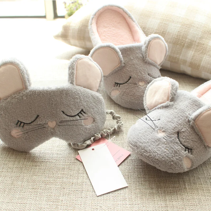 mouse slippers for adults
