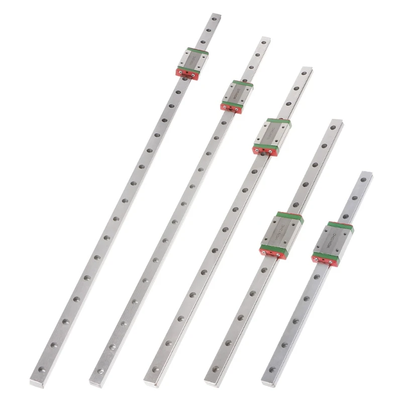 

1PCS MGN12H Miniature Liner Sliding Guide Rail/Block 250-550mm 3D Printer Mini Steel