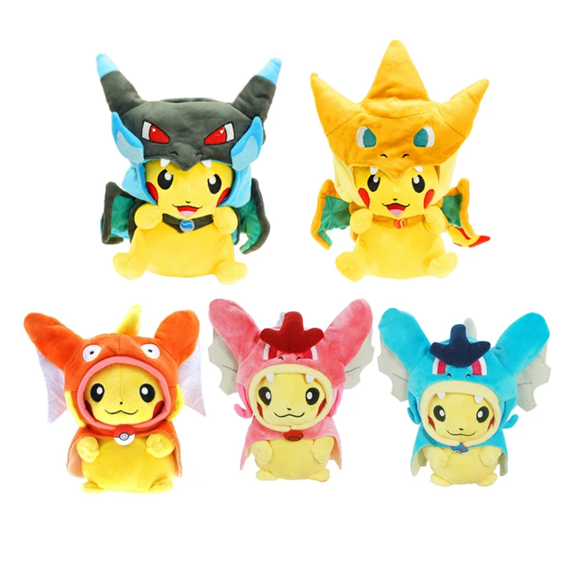 mega charizard pikachu plush