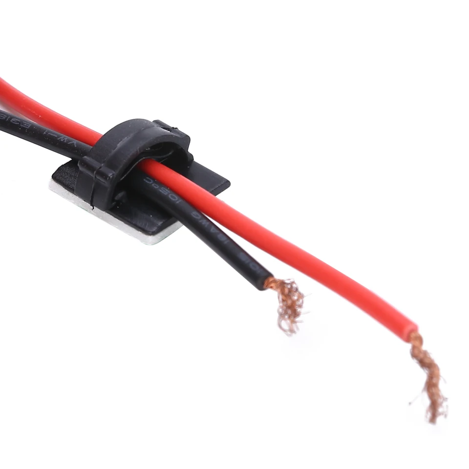 30pcs 3M Glue Adhesive Car Cable Mount Wires Fixed Cord Holder Fixer