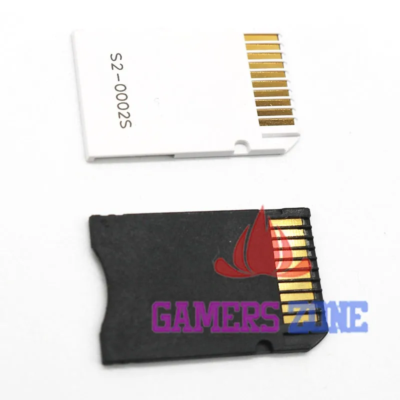 

10PCS SD TF to Memory Stick MS Pro Duo For PSP 1000 2000 3000 Card Dual 2 Slot Adapter Converter