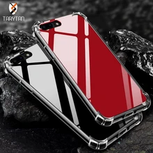 

TaryTan PC TPU 2 In One Case For iphone 8 iphone X 7 Plus 6 6s Cover Mirror function Iphone8 Plus Four Corners Anti-Knock Cases