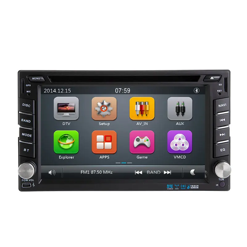 Clearance 2 Din Car Multimedia Video DVD Player  GPS Navigation Radio For Nissan Qashqai x-trail almera note juke  StereoAudio 1