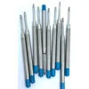 10pcs 1MM Metal Ballpoint Pen Refills DIY Blue Black Ink Medium Roller Ball Pen Office School Stationery Gift Dropshipping ► Photo 1/6
