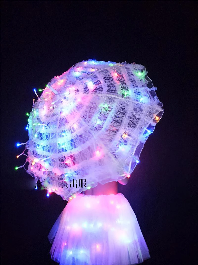 Party Event Night Club Performance Glow Umbrella Light Up Dress Glowing Skirt Bra Stage Suit Favors Gifts Girl Fashion Sex Prop Props Props Girlsprops Party Aliexpress