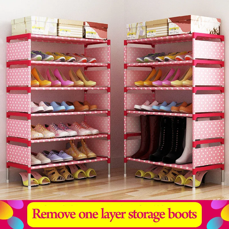 

7 Layer Shoe Rack Nonwovens Easy to install Multi Layer Shoe cabinet Shelf Storage Organizer Stand Holder Space Saving