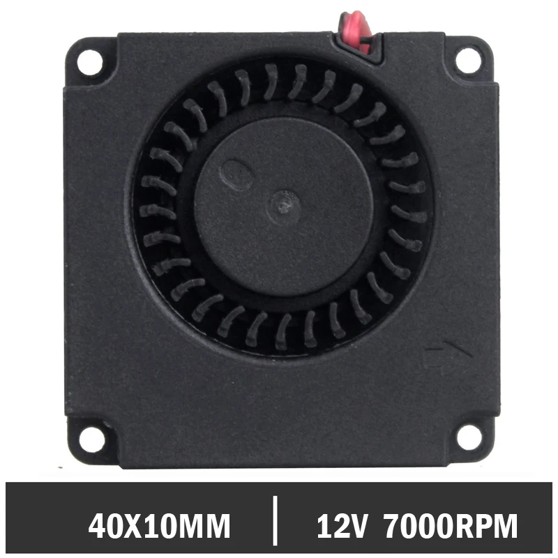 

1 Piece Gdstime 40mm x 40mm x 10mm 4010 12V 4cm Brushless DC Cooling Blower Fan for 3D Printer