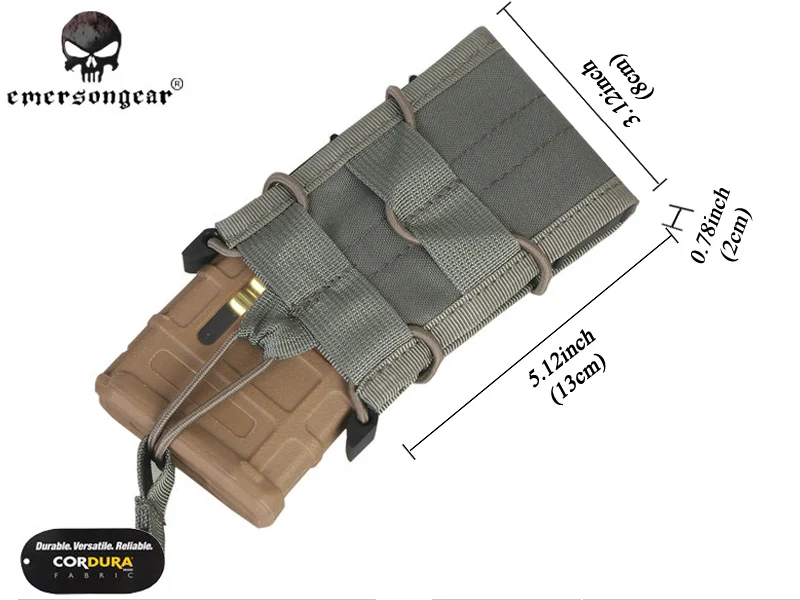 Сумка для магазина EmersonGear с одной единицей Боевая Molle MAG листва Gree EM6345|Мешочки| |