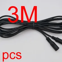 1 шт. источник питания DC 5,5x2,1 мм штекер «Мама-папа» Кабельный адаптер удлинитель шнур 3 м 10 футов для CCTV СВЕТОДИОДНЫЙ монитор