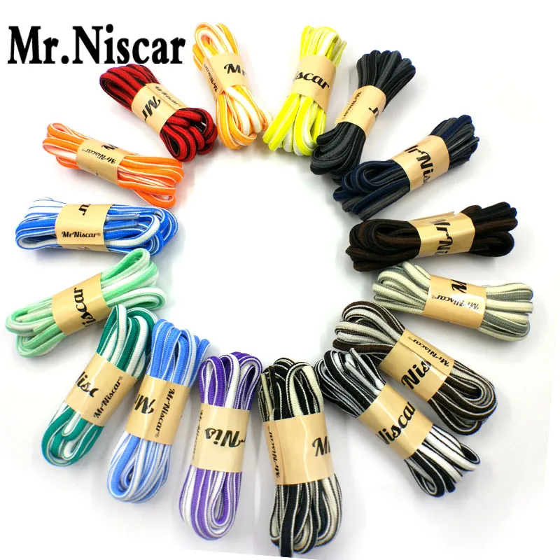 

1 Pair New Design Striped Shoelaces 115 cm Athletic Sport Oval Flat Shoelace Colorful Bootlaces Shoe laces Strings Free Shipping