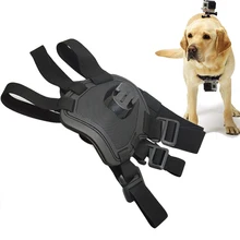 Adjustable Elastic Hound Dog Pet Harness Chest Strap Back Mount Fetch For Gopro Hero Action Camera