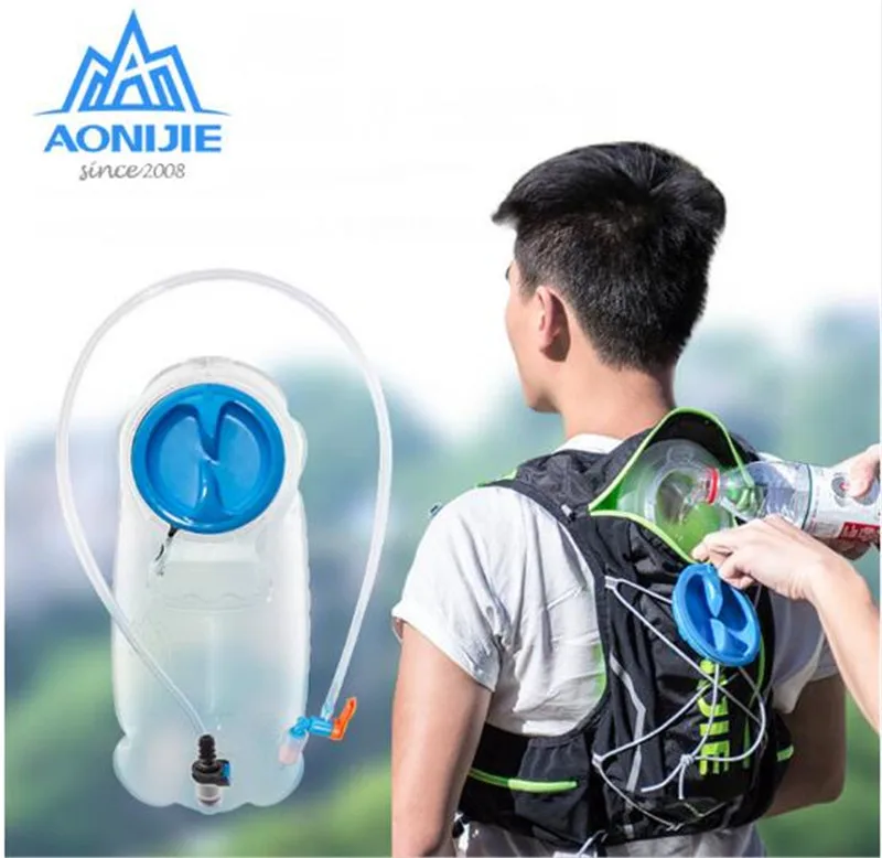 

AONIJIE 1.5L 2.5L Hydration Bladder TPU Water Bag For Outdoor Sport Mouth Water Riding Running Camping Bicycling