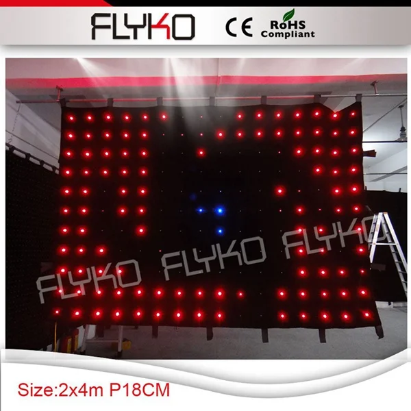 

p18 4x2m background wedding curtain\backdrop led curtains