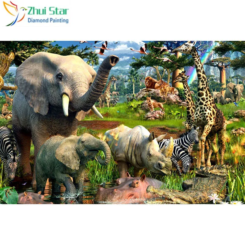 elephants-watering-hole-animals-jungle-water-wild-african-desktop 