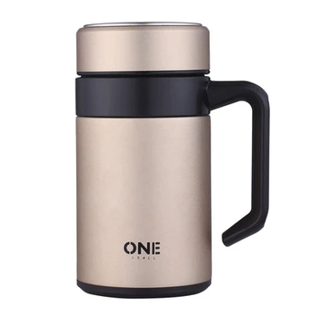 

Home Office With filtration Insulation Pot Portable Tea Cup with handle Personality Simple Creative Thermos cup Trend Mugs