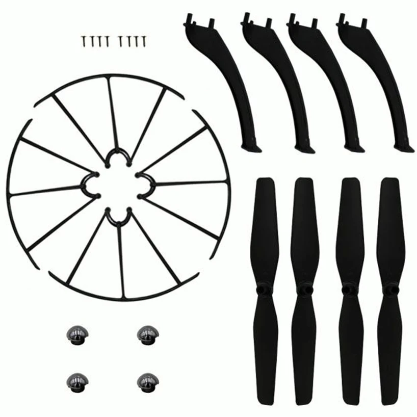 

OMESHIN A Complete Set Spare Kit Of Landing Sled Blade Propeller Propeller Protection Device FOR Syma X5HW X5HC JQ0320