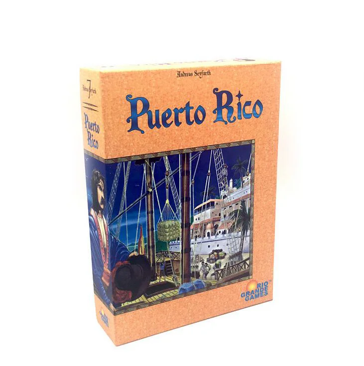 

New Version Puerto Rico board game with nobility and New age architecture expansion cards,with 2 extensions