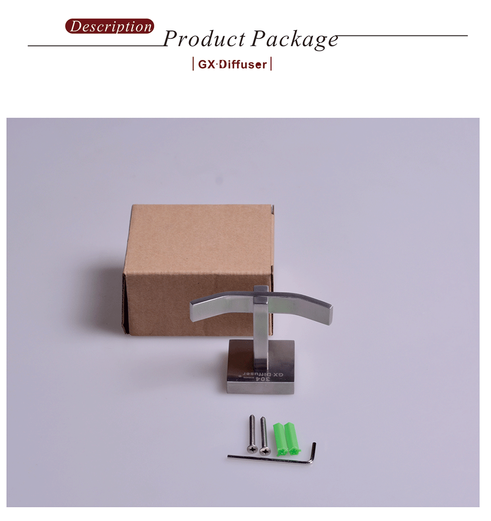 Hook Hanger Double hooks Brushed Kitchen Hanger (7)