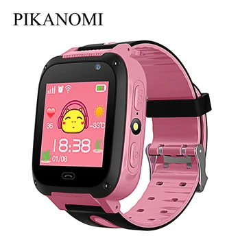 

SOS Smart Watch GPS Children Smart Watches Support Remote Monitor Voice Chat Kids Tracker Wrist Watch For IOS Android Smartphone