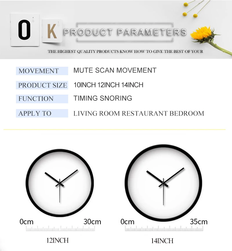 3d clock wall clock home (7)
