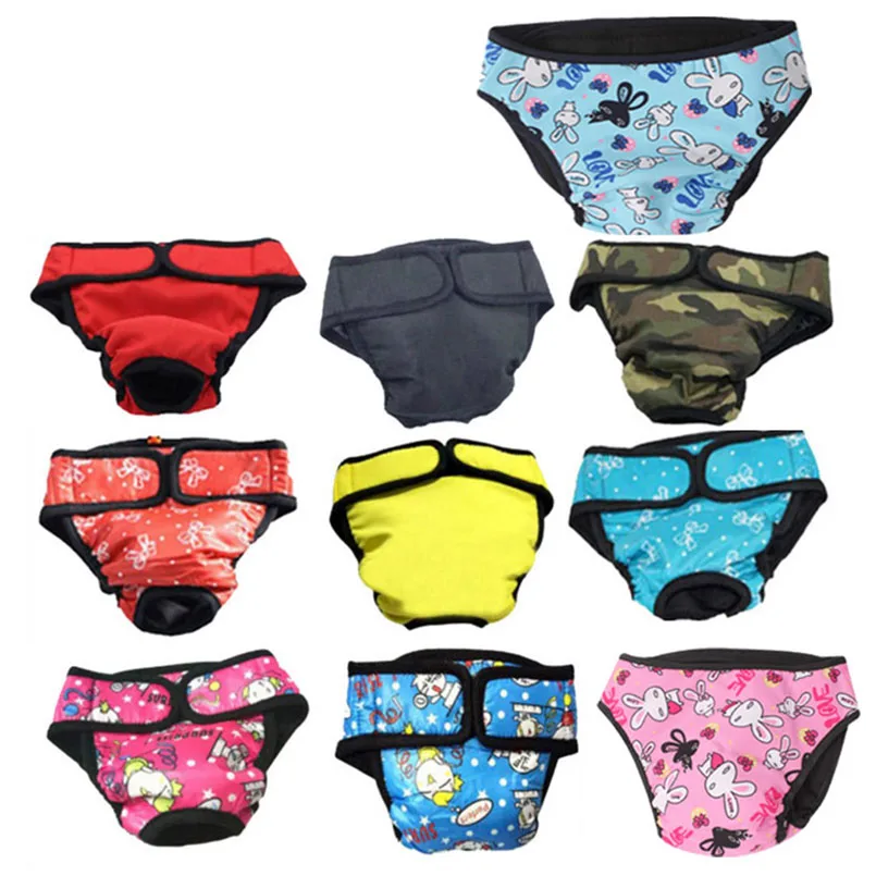 Dog Physiological Pants XS XXL Diaper Sanitary Washable Female Shorts Panties Menstruation Underwear Briefs Jumpsuit For Dog|Шорты для