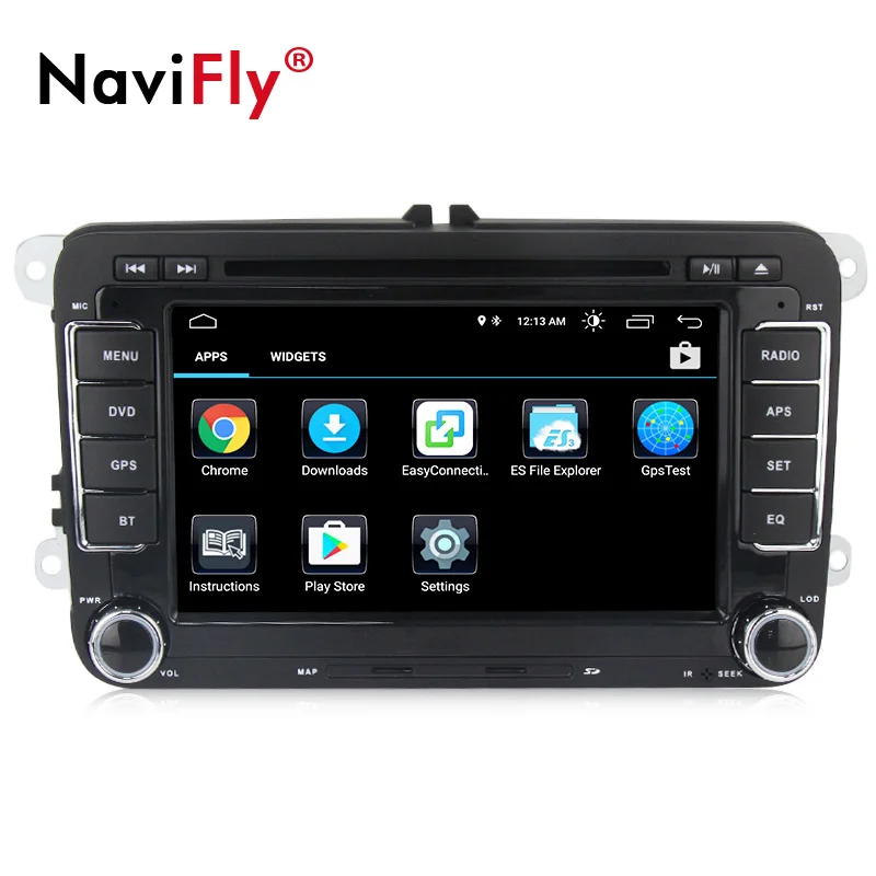Flash Deal Android 8.0 Quad Core Car DVD GPS Navi for Volkswagen VW Skoda Octavia golf 5 6 touran passat B6 jetta polo tiguan player audio 1