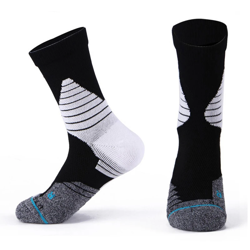 

Quick-Dry Compression Socks Men 2018 Brand Sport Socks New Outdoor Athletic Socks Racing Cycling Basketball Socks non-slip