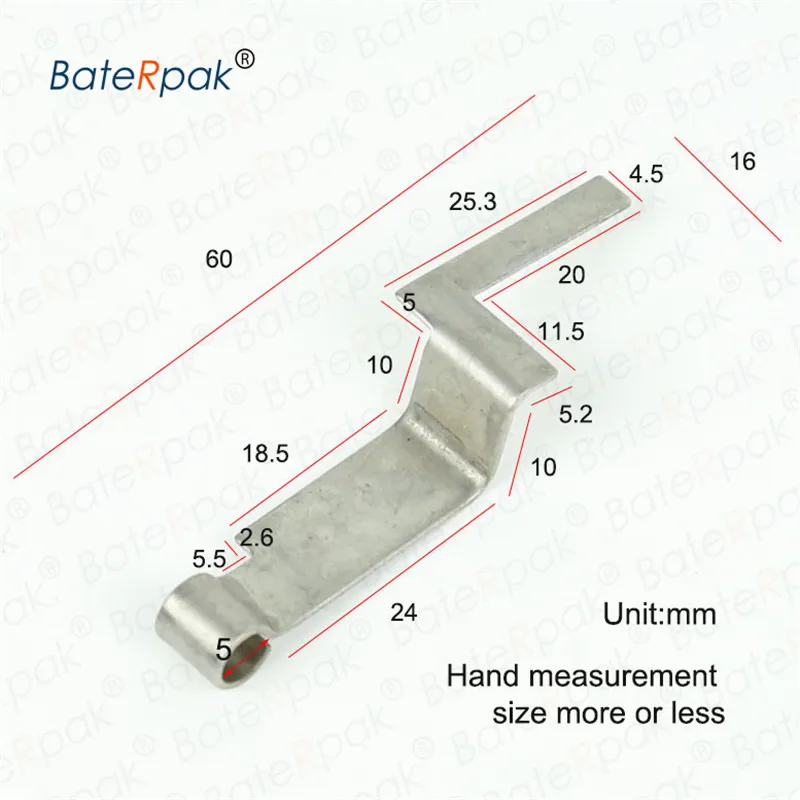 BateRpak yay şerit/antrenör bahar sürgülü kapak yarı otomatik çemberleme makinesi parçaları, paketleme makinesi sac