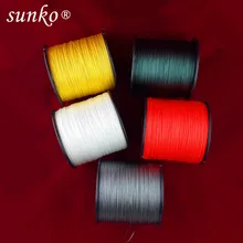 SUNKO Brand 300M 330Yards Multifilament PE Braided Fishing Line 8 10 16 22 30 40 50 60 70 80LB