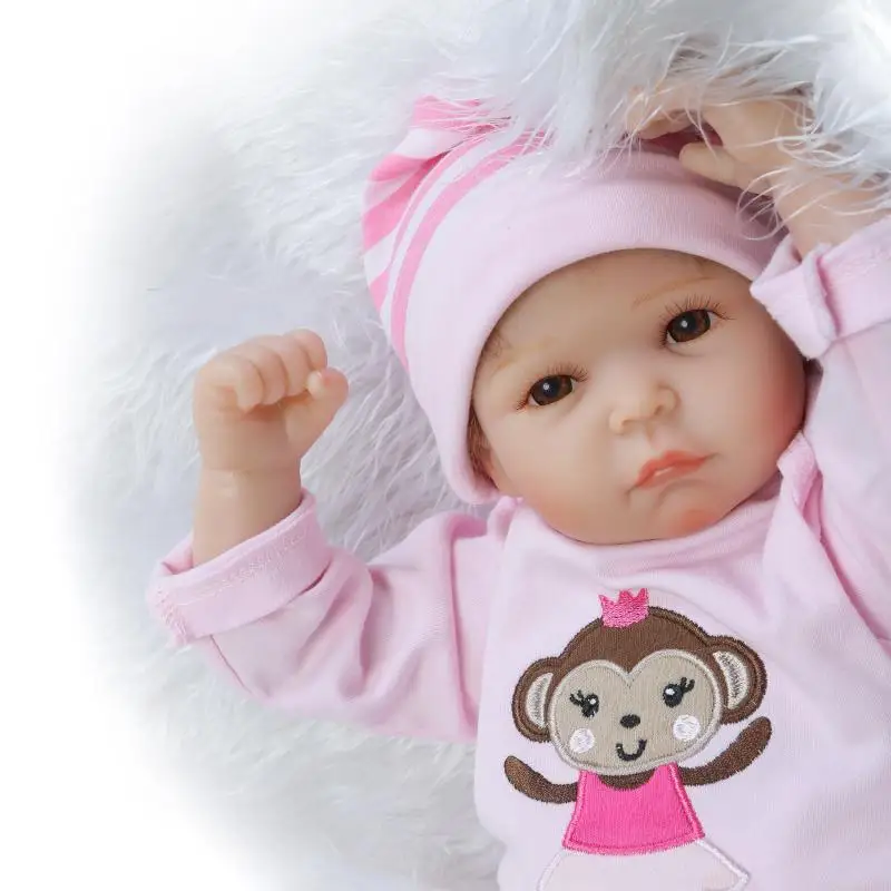DollMai настоящий ребенок Куклы reborn 22 &quot52 см bebe кукла реалиста bonecas мягкие cihldren
