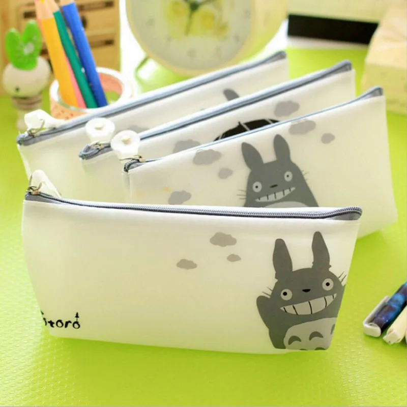

1pc Fashion Cartoon Chinchilla Pencil Jelly Pencil Pencil Bag Child Student Learning Gift Bag School Supplies (Style Random)