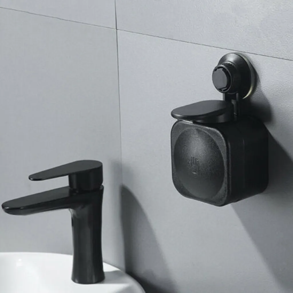 Suction Cup Soap Dispenser Wall Mounted ABS Waterproof Soap Box for Bathroom Soap Dispenser Hand Sanitizer Dispenser Wall #N Suction Cup Soap Dispenser Wall Mounted ABS Waterproof Soap Box for Bathroom Soap Dispenser Hand Sanitizer Dispenser Wall #N