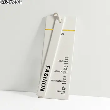 

PK019 custom shape tag design hang tag printing Custom gold foil hang tag kids labels clothes printed personal logo for clothing