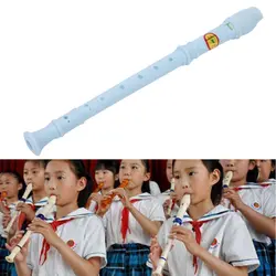 Пластик музыкальный инструмент Регистраторы сопрано длинные детская музыкальная игрушка 8 отверстий Новый