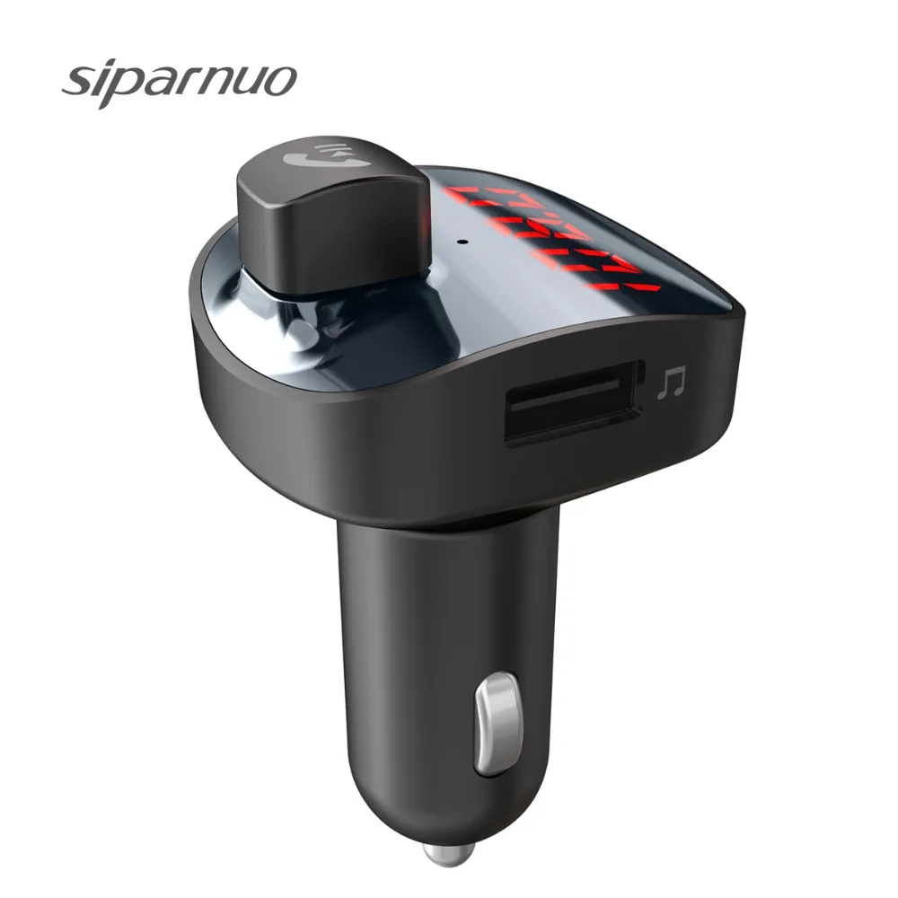 

Bluetooth FM Transmitter Wireless In-Car MP3 APE Player Transmitter Car Radio with QC 3.0A Dual USB port for SmartPhone BBL08