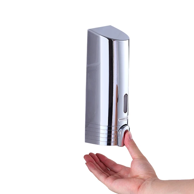 Soap Dispenser Bathroom Vanity Wall Mount Manual Hand Soap Dispenser Bathroom Vanity Wall Mount Manual Hand Sanitizer Bottle Chrome Double