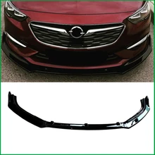For Opel Insignia Grand Sport 2017 2018 Front Bumper Lip Diffuser Body Kit Lower Grille Spoiler Protector Cover Trim Car Styling msdtoys s6 lower body cover black