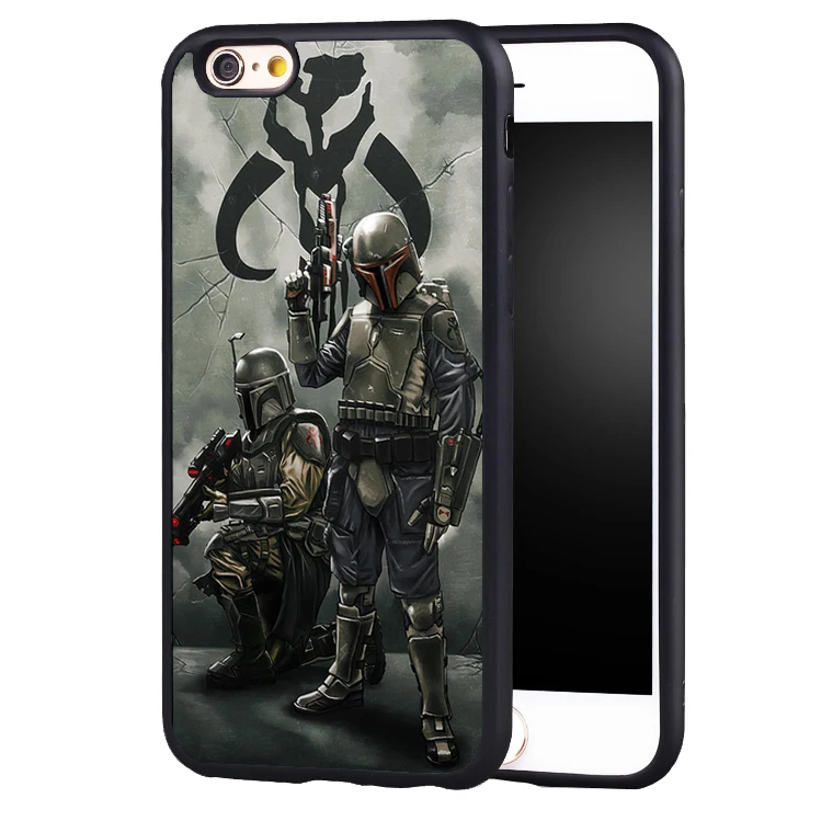 Star Wars jango fett and boba Protective case cover For iPhone 5 5C 5S SE 6 6plus 6S 7 7Plus |