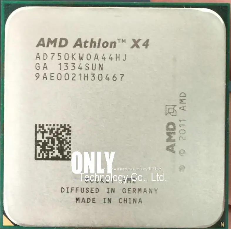 AMD Athlon X4 750K X750K 750K FM2 Quad Core CPU 100% working properly ...