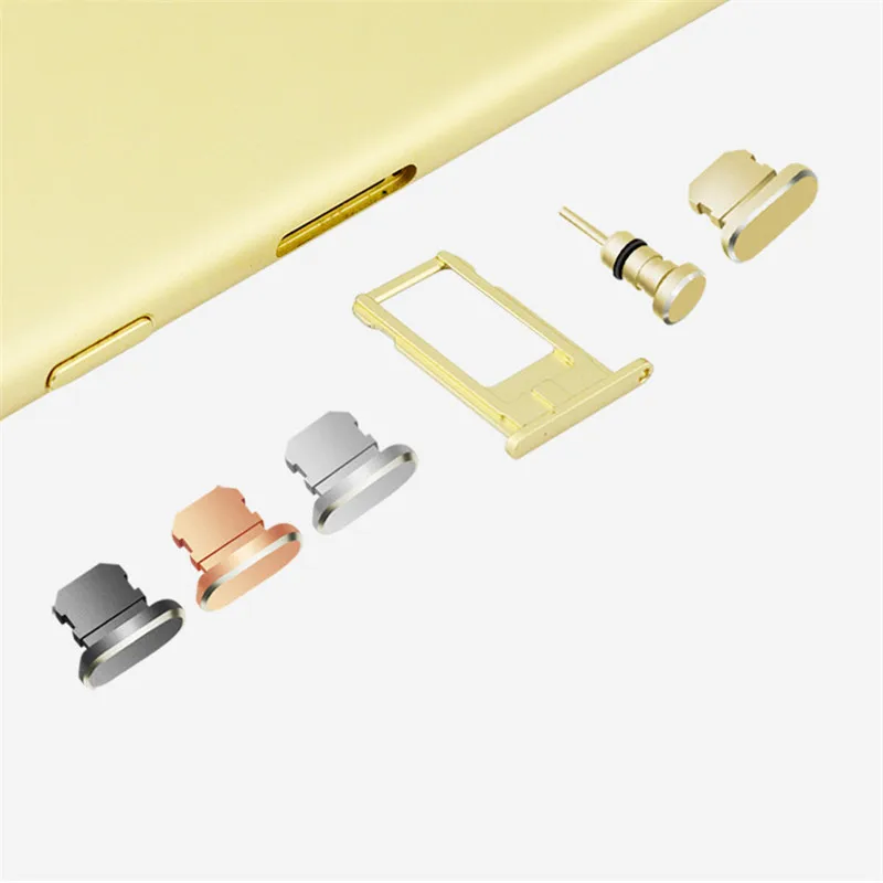 10pcs Anti Dust Plug Set For Iphone 11 XR XS Ipad Apple 8 Pin Charging Port Plug 3 5mm Earphone Plug Charge Port Headphone Jack