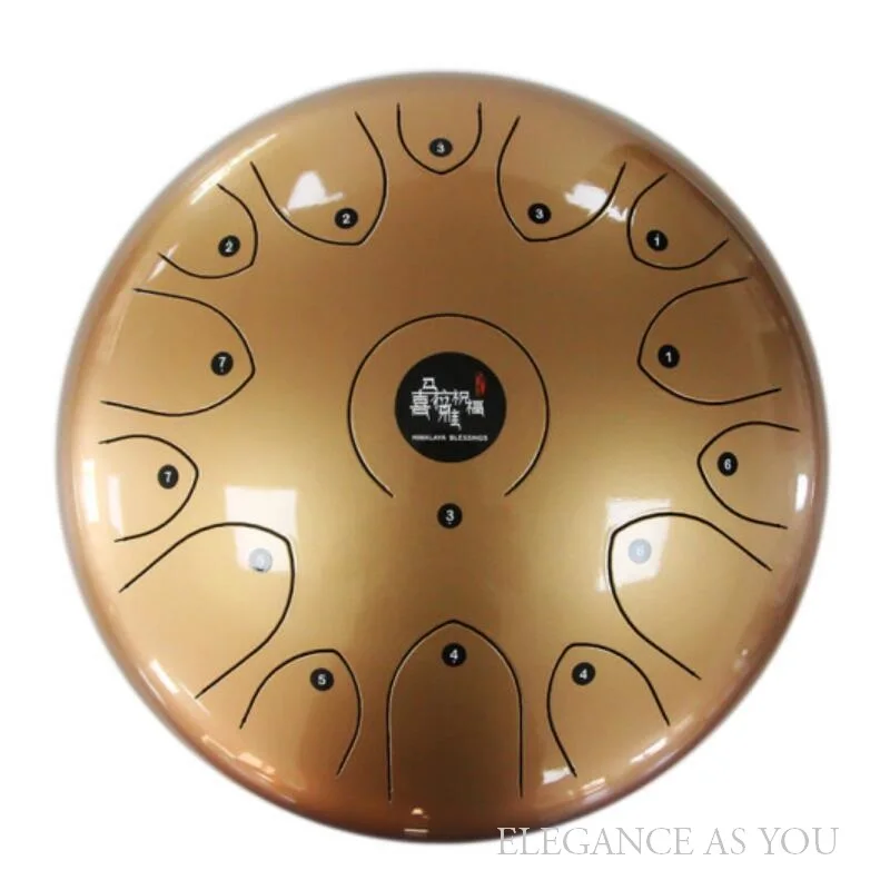 14 дюймовый стальной язык барабан HandPan барабана Металлический Тон C 11 тонов ручной